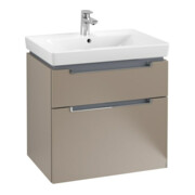 V&B Waschtischunterschrank Subway 2.0 63,7x59x45,4cm, Gr. chrom, truffle grey