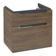 V&B Waschtischunterschrank Subway 2.0 63,7x59x45,4cm, Griff chrom, arizona oak