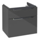 V&B Waschtischunterschrank Subway 2.0 63,7x59x45,4cm, Griff chrom, glossy grey-1