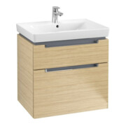 V&B Waschtischunterschrank Subway 2.0 63,7x59x45,4cm, Griff chrom, nordic oak