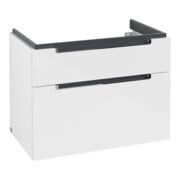 V&B Waschtischunterschrank Subway 2.0 78,7x59x44,9cm, Gr. chrom, glossy white-3
