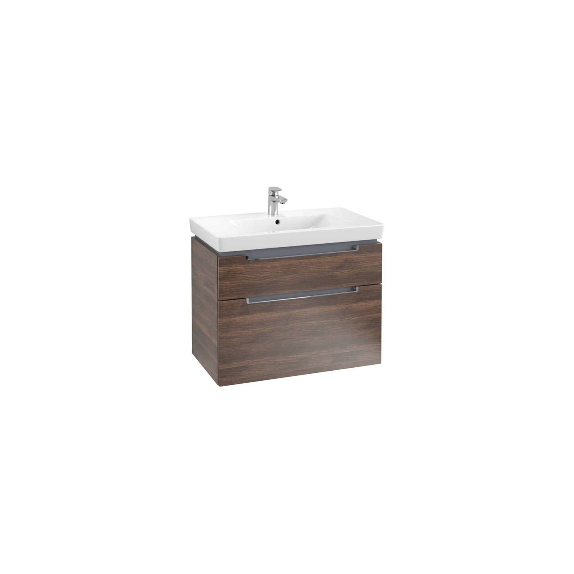 V&B Waschtischunterschrank Subway 2.0 78,7x59x44,9cm, Griff chrom, arizona oak ; Villeroy & Boch