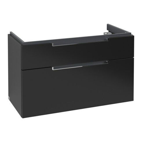 V&B Waschtischunterschrank Subway 2.0 98,7x59x44,9cm, Gr. chr, bl matt lacquer