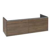 V&B Waschtischunterschrank Subway 3.0 127,2x42,9x47,8cm, m LE/Gr AL g, Ar Oa