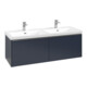 V&B Waschtischunterschrank Subway 3.0 127,2x42,9x47,8cm, m LE/Gr AL g, Mar bl.-1