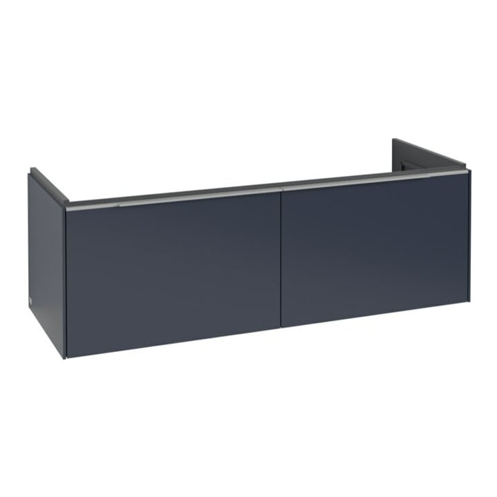 V&B Waschtischunterschrank Subway 3.0 127,2x42,9x47,8cm, m LE/Gr AL g, Mar bl.