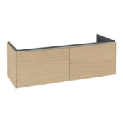 V&B Waschtischunterschrank Subway 3.0 127,2x42,9x47,8cm, m LE/Gr AL g, Nord Oa