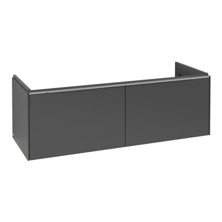 V&B Waschtischunterschrank Subway 3.0 127,2x42,9x47,8cm, m LE/Gr AL gl, graph.