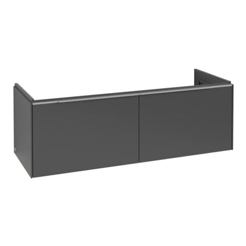 V&B Waschtischunterschrank Subway 3.0 127,2x42,9x47,8cm, m LE/Gr AL gl, graph.