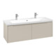 V&B Waschtischunterschrank Subway 3.0 127,2x42,9x47,8cm, m LE/Gr mon., ca Gr-1