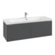 V&B Waschtischunterschrank Subway 3.0 127,2x42,9x47,8cm, m LE/Gr mon., wine r-1