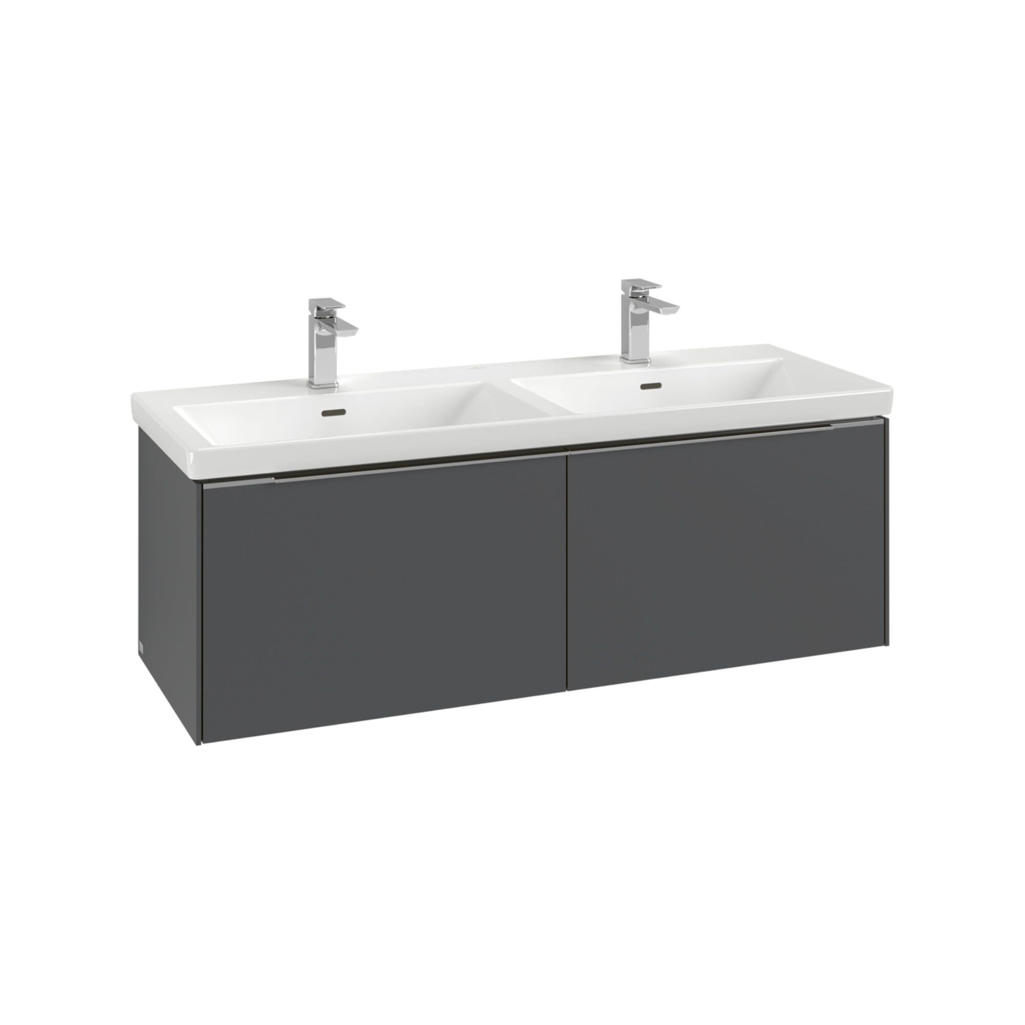 V&B Waschtischunterschrank Subway 3.0 127,2x42,9x47,8cm, m LE/Gr vo b, bla Oa ; Villeroy & Boch