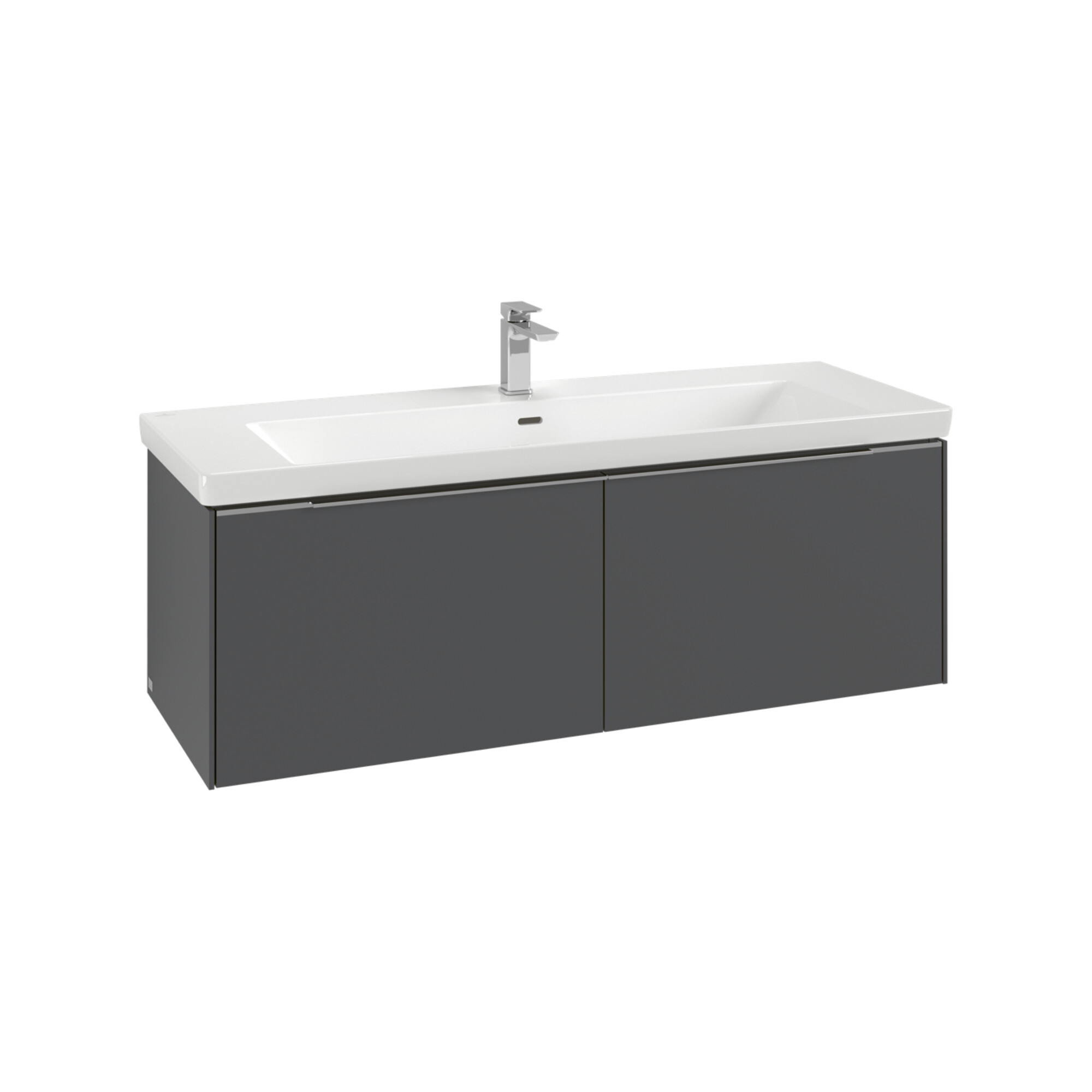 V&B Waschtischunterschrank Subway 3.0 127,2x42,9x47,8cm, m LE/Gr vo b, bla Oa ; Villeroy & Boch