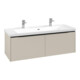 V&B Waschtischunterschrank Subway 3.0 127,2x42,9x47,8cm, m LE/Gr vo b, ca Gr-4