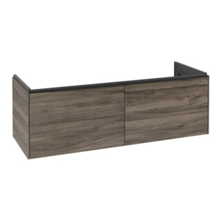 V&B Waschtischunterschrank Subway 3.0 127,2x42,9x47,8cm, m LE/Gr vo b, st. Oa