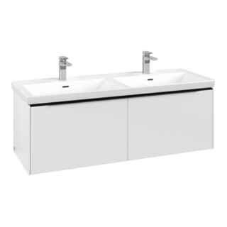 V&B Waschtischunterschrank Subway 3.0 127,2x42,9x47,8cm, m LE/Gr vo bla, P wh.