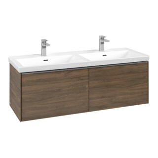 V&B Waschtischunterschrank Subway 3.0 127,2x42,9x47,8cm, o LE/Gr AL g, Ar Oa