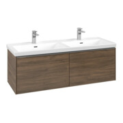 V&B Waschtischunterschrank Subway 3.0 127,2x42,9x47,8cm, o LE/Gr AL g, Ar Oa