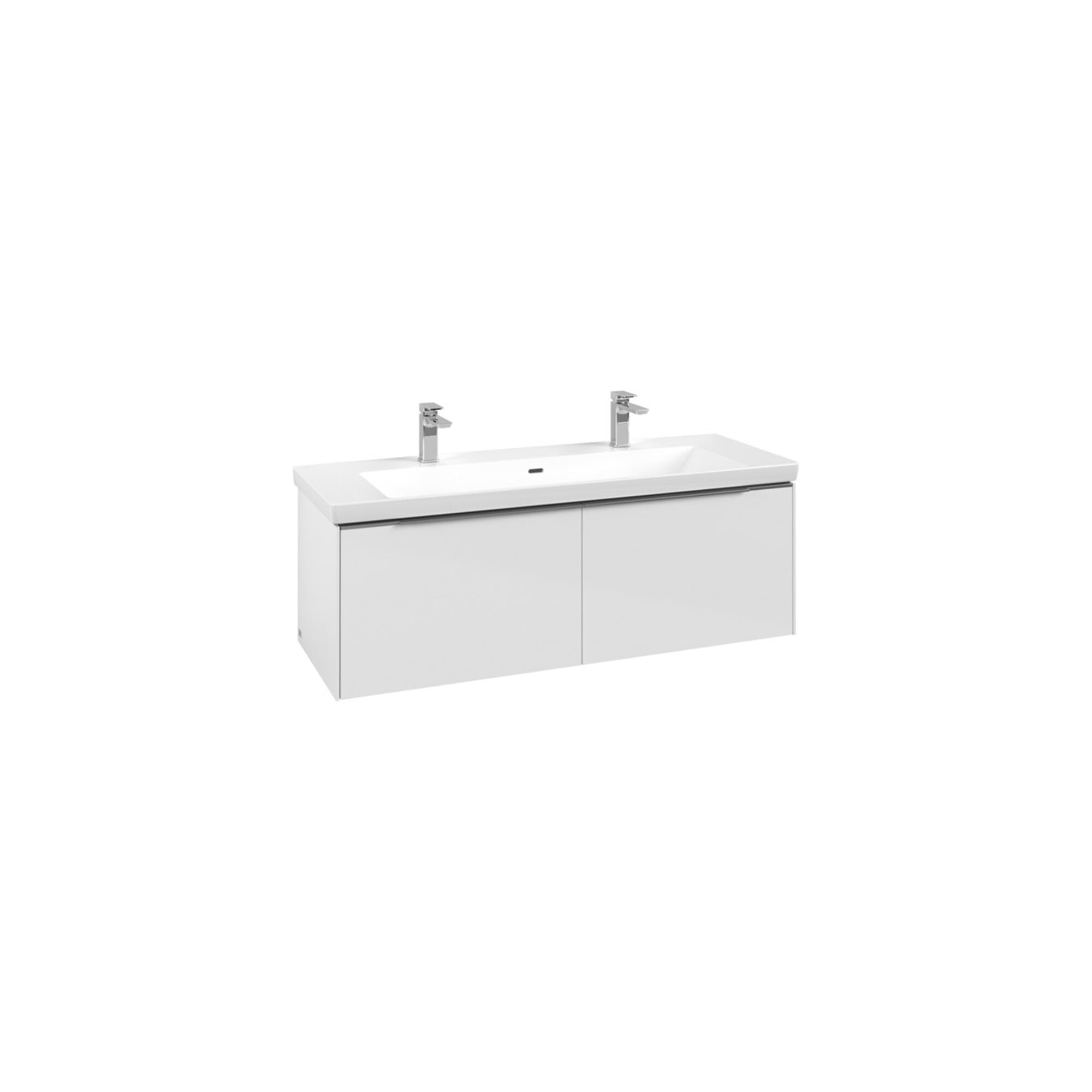 V&B Waschtischunterschrank Subway 3.0 127,2x42,9x47,8cm, o LE/Gr AL g, Bri wh. ; Villeroy & Boch