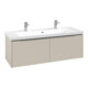 V&B Waschtischunterschrank Subway 3.0 127,2x42,9x47,8cm, o LE/Gr AL g, ca Gr-1