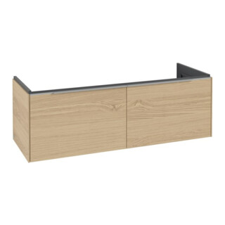 V&B Waschtischunterschrank Subway 3.0 127,2x42,9x47,8cm, o LE/Gr AL g, Nord Oa