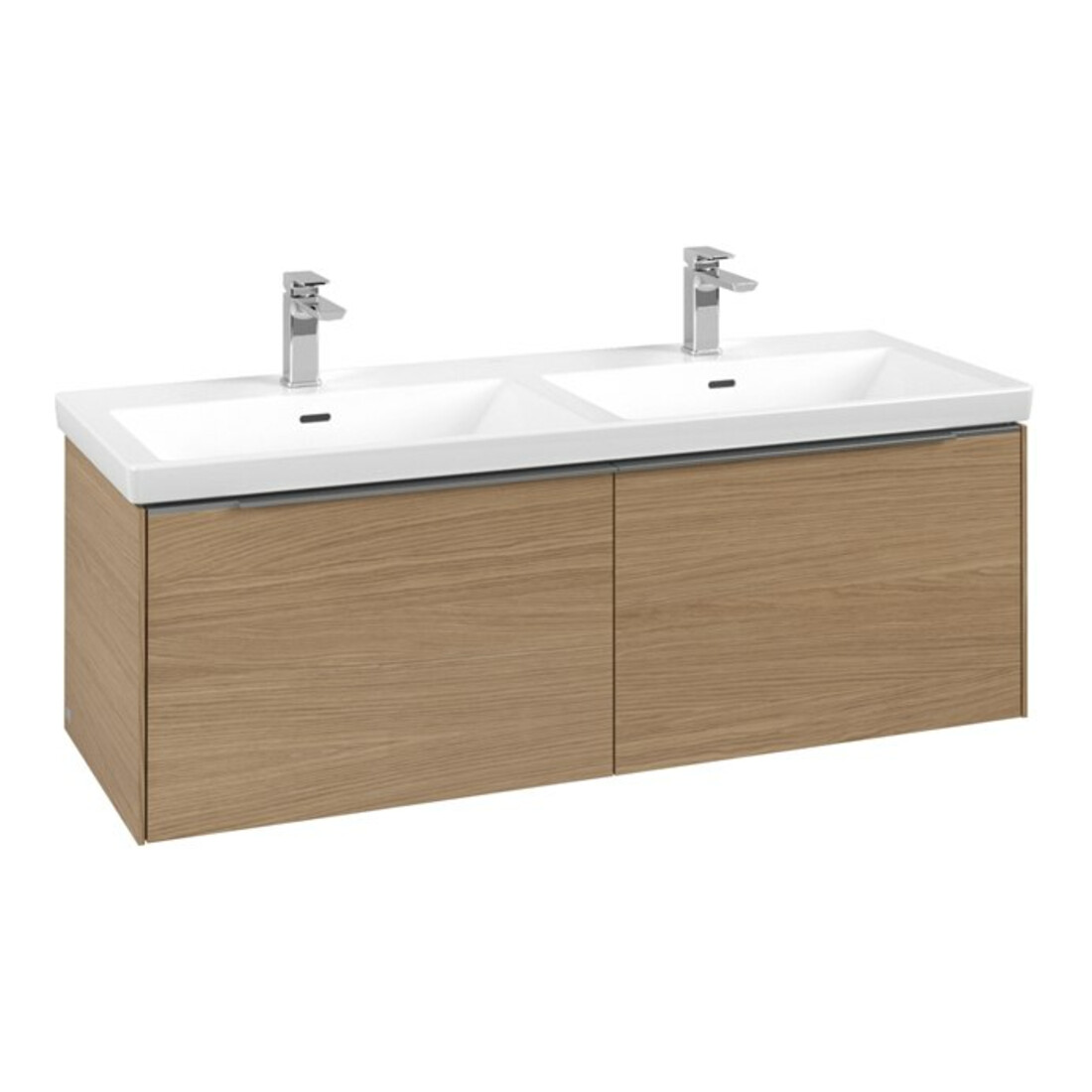 V&B Waschtischunterschrank Subway 3.0 127,2x42,9x47,8cm, o LE/Gr AL g, Nord Oa