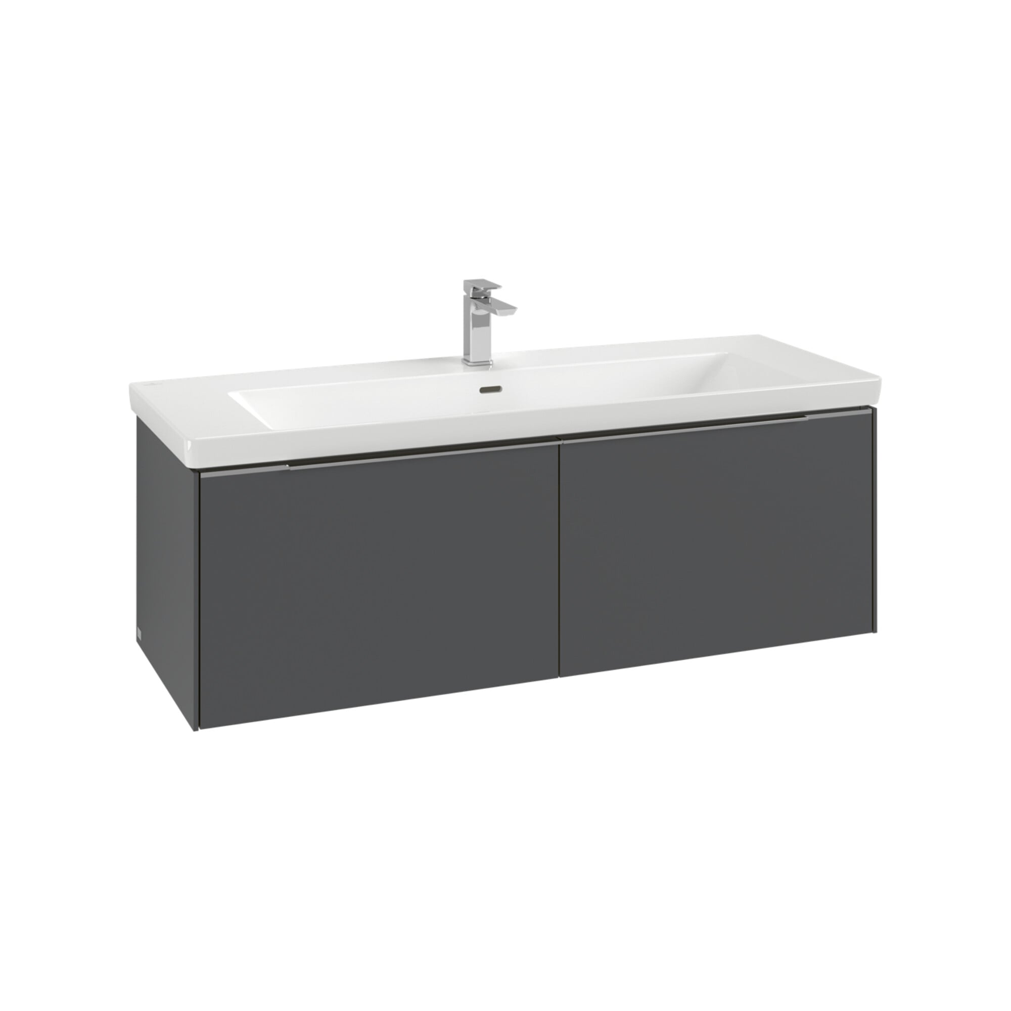 V&B Waschtischunterschrank Subway 3.0 127,2x42,9x47,8cm, o LE/Gr AL gl, bla Oa ; Villeroy & Boch