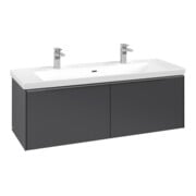 V&B Waschtischunterschrank Subway 3.0 127,2x42,9x47,8cm, o LE/Gr AL gl, graph.-3
