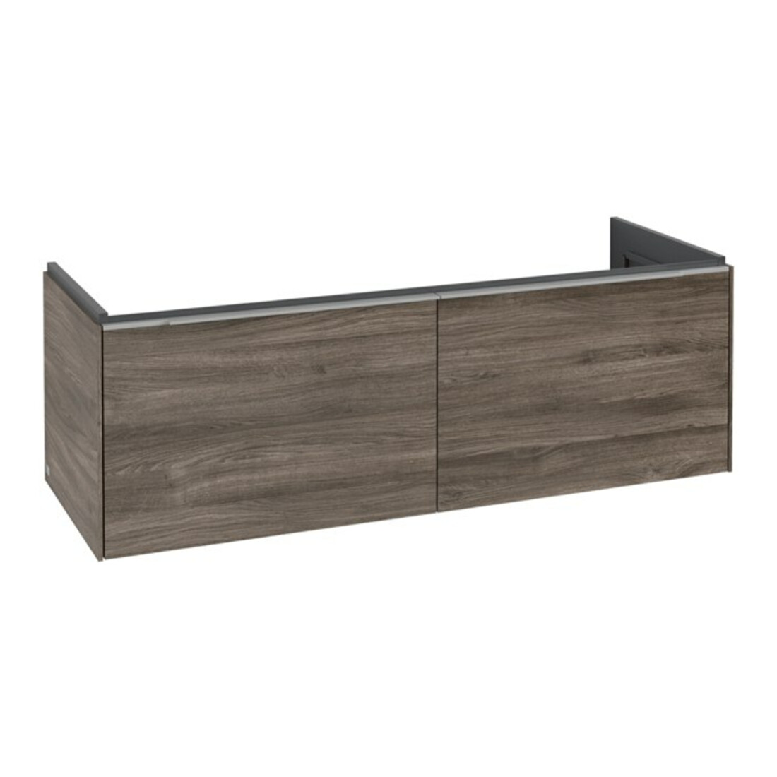 V&B Waschtischunterschrank Subway 3.0 127,2x42,9x47,8cm, o LE/Gr AL gl, st. Oa