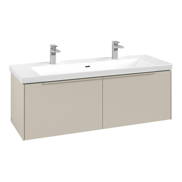V&B Waschtischunterschrank Subway 3.0 127,2x42,9x47,8cm, o LE/Gr mon., ca Gr