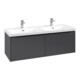 V&B Waschtischunterschrank Subway 3.0 127,2x42,9x47,8cm, o LE/Gr vo b, graph.-3