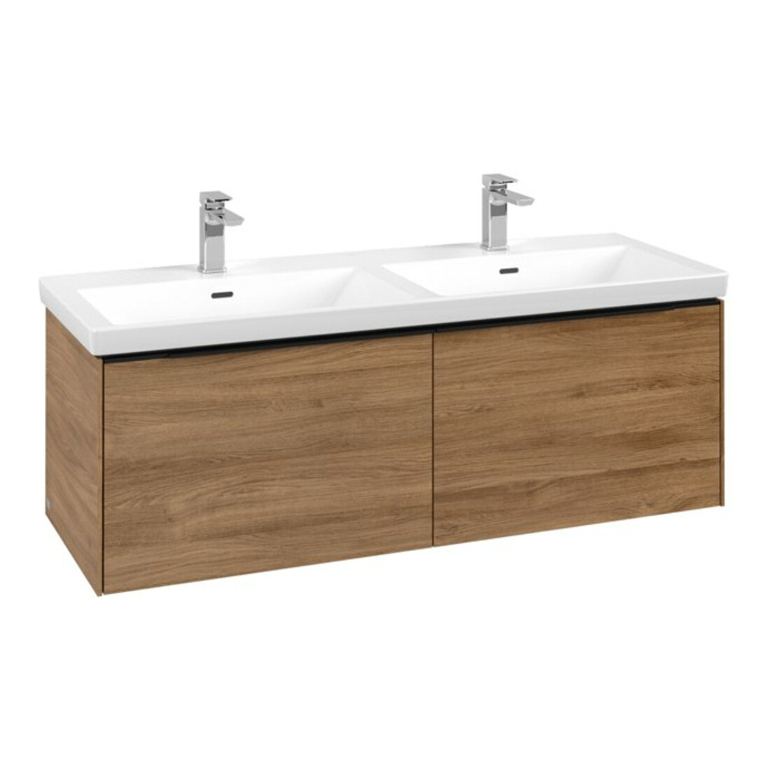 V&B Waschtischunterschrank Subway 3.0 127,2x42,9x47,8cm, o LE/Gr vo b, Kan Oa