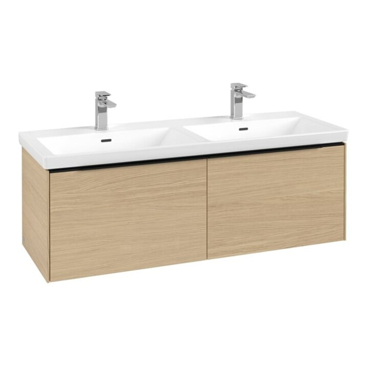 V&B Waschtischunterschrank Subway 3.0 127,2x42,9x47,8cm, o LE/Gr vo b, Nord Oa