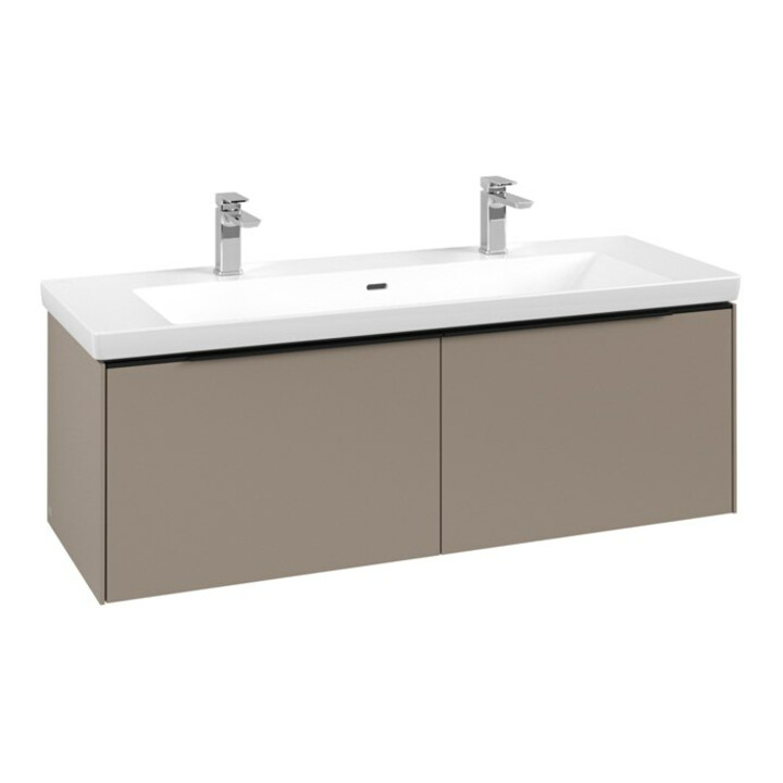 V&B Waschtischunterschrank Subway 3.0 127,2x42,9x47,8cm, o LE/Gr volc bla, Tau