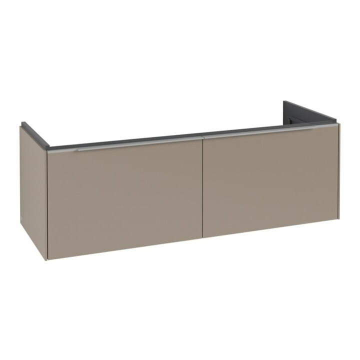 V&B Waschtischunterschrank Subway 3.0 127,2x42,9x47,8cm, o. LED/Gr Alu gl, Tau