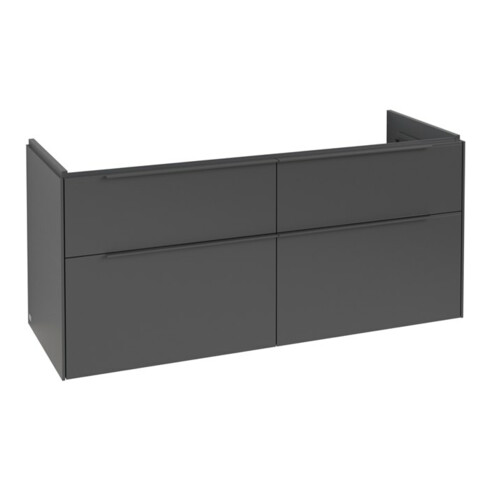 V&B Waschtischunterschrank Subway 3.0 127,2x56,6x47,8cm, m LE/Gr mon., graph.