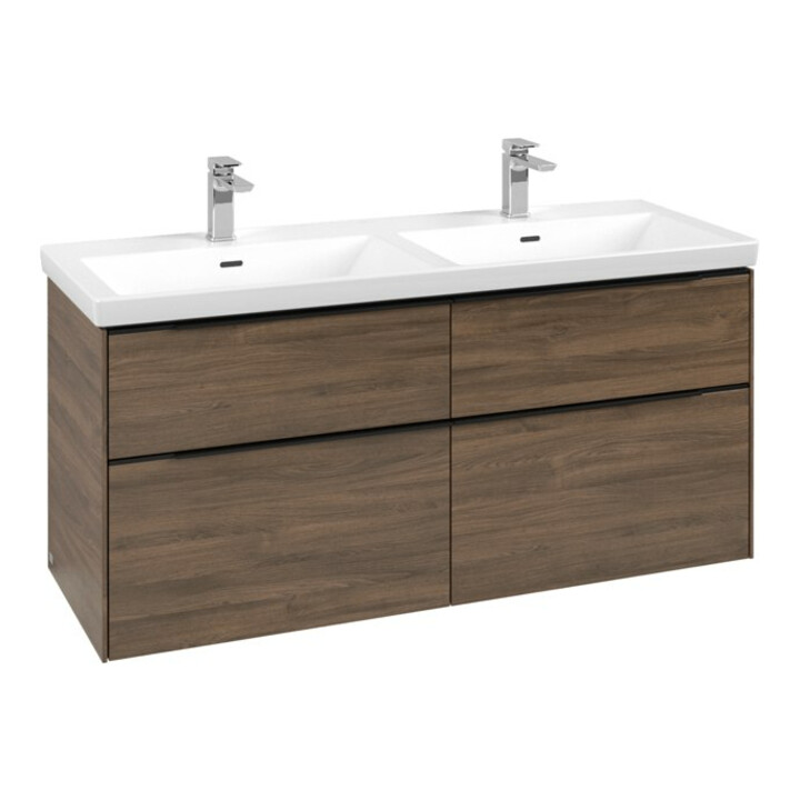 V&B Waschtischunterschrank Subway 3.0 127,2x56,6x47,8cm, m LE/Gr vo b, Ar Oa