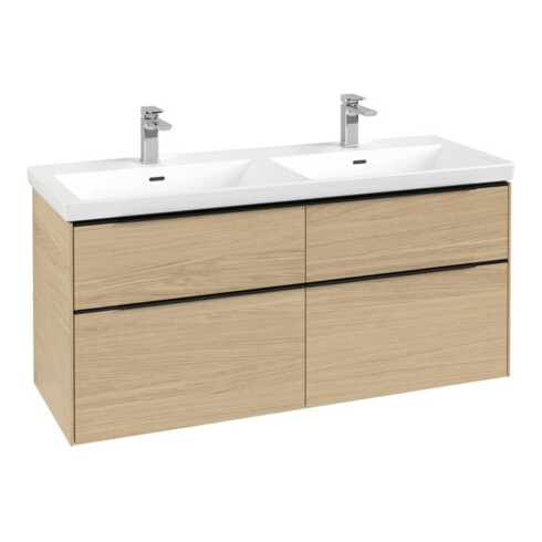 V&B Waschtischunterschrank Subway 3.0 127,2x56,6x47,8cm, m LE/Gr vo b, Nord Oa