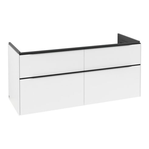 V&B Waschtischunterschrank Subway 3.0 127,2x56,6x47,8cm, m LE/Gr vo bla, P wh.