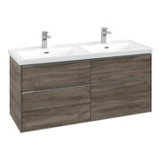 V&B Waschtischunterschrank Subway 3.0 127,2x56,6x47,8cm, o LE/Gr AL gl, st. Oa