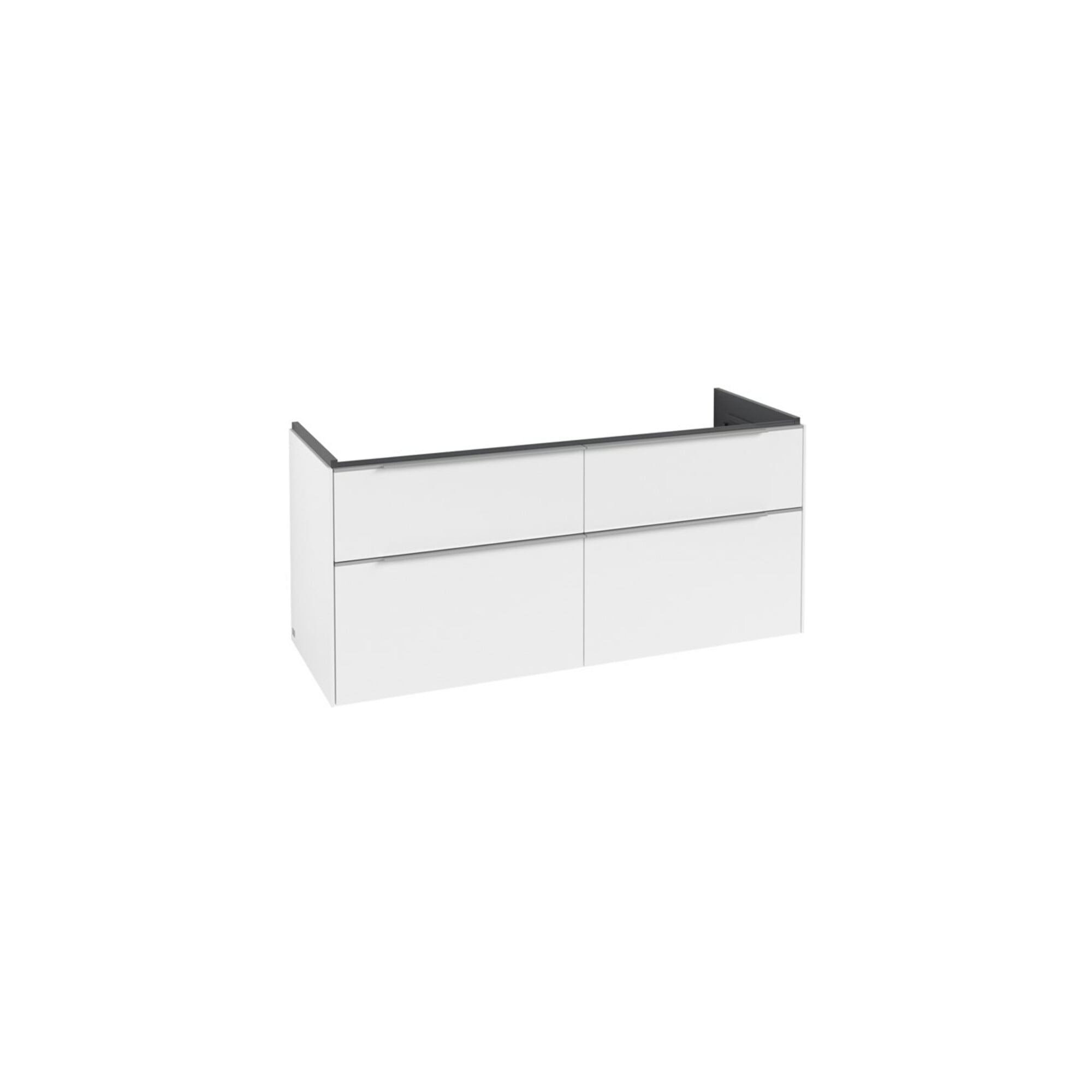 V&B Waschtischunterschrank Subway 3.0 127,2x56,6x47,8cm, o LE/Gr Alu gl, P wh. ; Villeroy & Boch