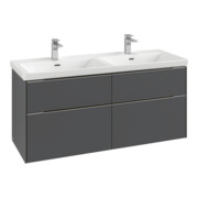 V&B Waschtischunterschrank Subway 3.0 127,2x56,6x47,8cm, o LE/Gr mon., wine r