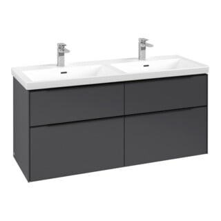 V&B Waschtischunterschrank Subway 3.0 127,2x56,6x47,8cm, o LE/Gr vo b, graph.