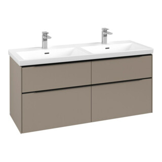 V&B Waschtischunterschrank Subway 3.0 127,2x56,6x47,8cm, o LE/Gr volc bla, Tau