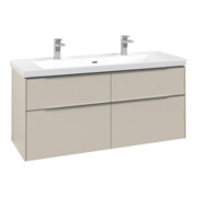 V&B Waschtischunterschrank Subway 3.0 127,2x57,6x47,8cm, m LE/Gr AL g, ca Gr