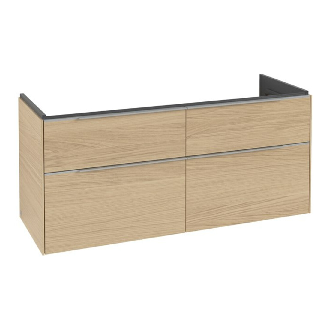 V&B Waschtischunterschrank Subway 3.0 127,2x57,6x47,8cm, m LE/Gr AL g, Nord Oa