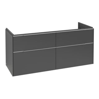 V&B Waschtischunterschrank Subway 3.0 127,2x57,6x47,8cm, m LE/Gr AL gl, graph.
