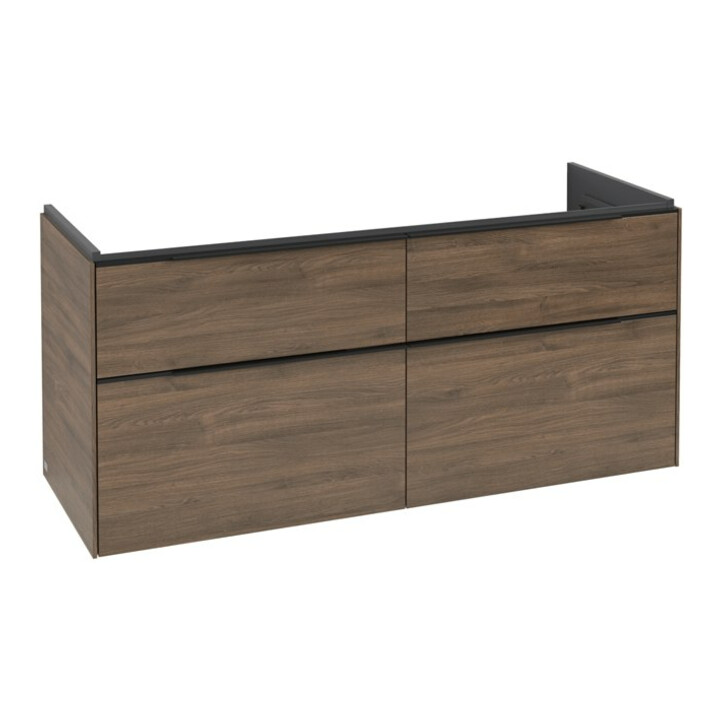 V&B Waschtischunterschrank Subway 3.0 127,2x57,6x47,8cm, m LE/Gr vo b, Ar Oa