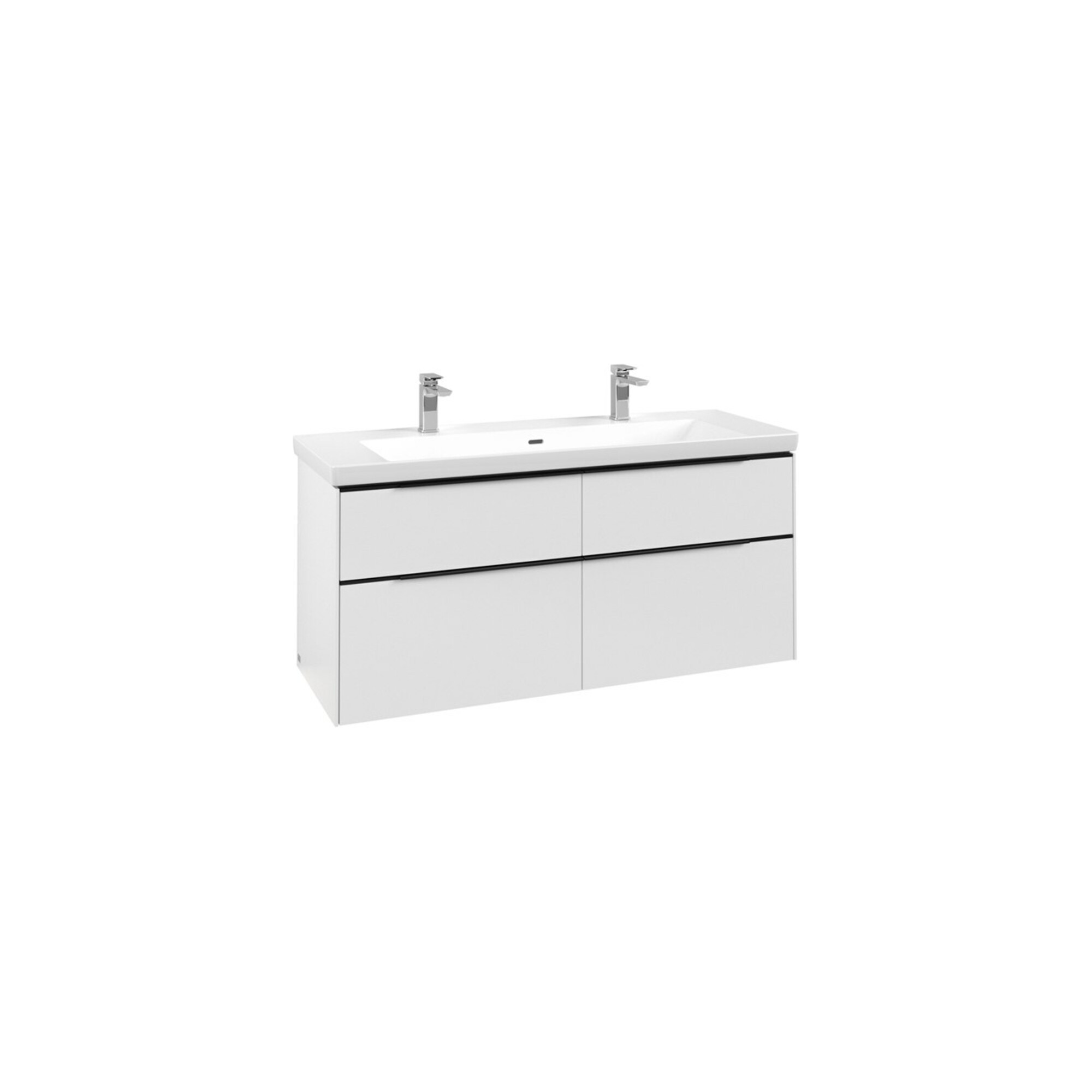 V&B Waschtischunterschrank Subway 3.0 127,2x57,6x47,8cm, m LE/Gr vo bla, P wh. ; Villeroy & Boch