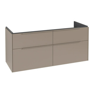 V&B Waschtischunterschrank Subway 3.0 127,2x57,6x47,8cm, m LED/Gr monochr, Tau